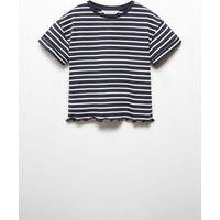 Gestreiftes Baumwoll-Shirt von Mango Kids