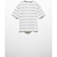 Gestreiftes Baumwoll-Shirt von Mango Kids