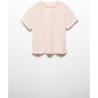 Gestreiftes Baumwoll-Shirt von Mango Kids