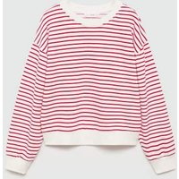 Gestreiftes Baumwoll-Sweatshirt von Mango Kids