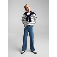 Culotte-Jeans mit ausgefranstem Saum von Mango Kids