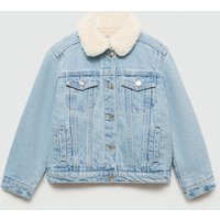 Jacke mit Teddyfell-Innenfutter von Mango Kids