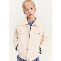Jacke mit Teddyfell-Innenfutter Jacke mit Teddyfell-Innenfutter von Mango Kids