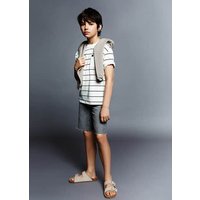 Jeans-Bermudashorts mit ausgefranstem Saum von Mango Kids