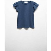 Kurzärmliges T-Shirt mit Rüschen von Mango Kids