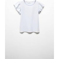 Kurzärmliges T-Shirt mit Rüschen von Mango Kids