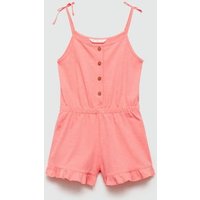 Kurzer Baumwoll-Jumpsuit von Mango Kids