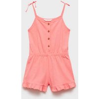 Kurzer Baumwoll-Jumpsuit von Mango Kids