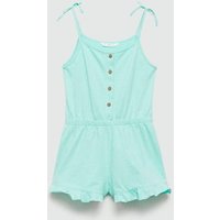 Kurzer Baumwoll-Jumpsuit von Mango Kids