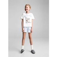 Kurzer Snoopy Pyjama von Mango Kids