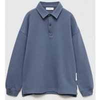 Langärmliges Baumwoll-Poloshirt von Mango Kids