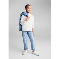 Langärmliges Baumwoll-T-Shirt Langärmliges Baumwoll-T-Shirt von Mango Kids