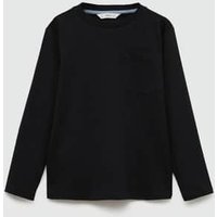 Langärmliges Baumwoll-T-Shirt Langärmliges Baumwoll-T-Shirt von Mango Kids
