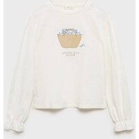 Langärmliges Print-T-Shirt Langärmliges Print-T-Shirt von Mango Kids