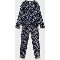 Langer, bedruckter Pyjama von Mango Kids