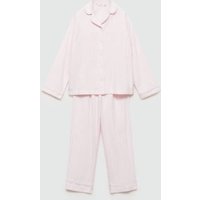 Langer Pyjama mit Streifen Langer Pyjama mit Streifen von Mango Kids
