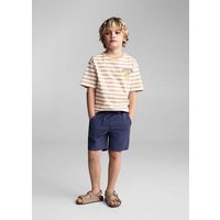 Leinen-Bermudashorts mit Gummibund von Mango Kids