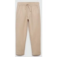 Leinenhose mit Gummibund von Mango Kids