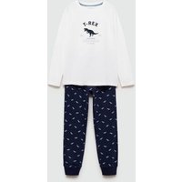 Langer Baumwoll-Pyjama von Mango Kids