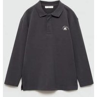 Poloshirt mit Stickdetail von Mango Kids