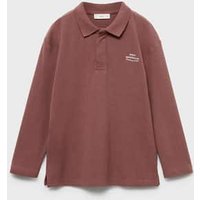 Poloshirt mit Stickdetail von Mango Kids