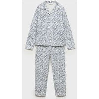 Baumwoll-Pyjama mit Blumenmuster von Mango Kids