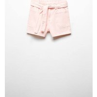 Paperbag-Shorts mit Gürtel Paperbag-Shorts mit Gürtel von Mango Kids