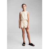 Paperbag-Shorts mit Gürtel von Mango Kids