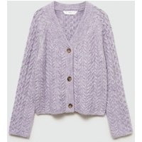 Cardigan mit Zopfmuster von Mango Kids