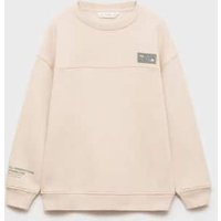 Gemustertes Sweatshirt mit Patch von Mango Kids