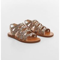 Sandale mit Glitzereffekt von Mango Kids