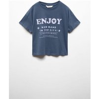 Shirt mit perlenverziertem Text von Mango Kids