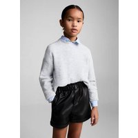 Shorts mit Leder-Effekt von Mango Kids