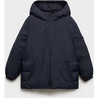 Wasserabweisende Kapuzensteppjacke von Mango Kids