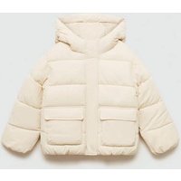 Steppanorak mit Innenfutter aus Plüsch Steppanorak mit Innenfutter aus Plüsch von Mango Kids