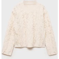 Strickpullover mit Fransen von Mango Kids