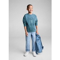 Sweatshirt mit Reliefdessin Sweatshirt mit Reliefdessin von Mango Kids