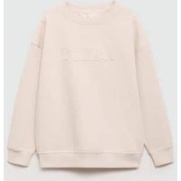 Sweatshirt mit aufgesticktem Schriftzug von Mango Kids