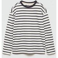 Langärmliges T-Shirt mit Streifen von Mango Kids