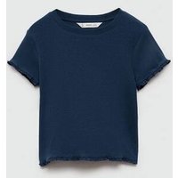 Geripptes Kurzarm-T-Shirt Geripptes Kurzarm-T-Shirt von Mango Kids