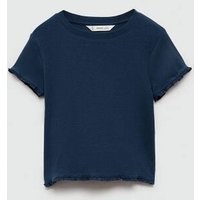 Geripptes Kurzarm-T-Shirt von Mango Kids