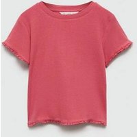 Geripptes Kurzarm-T-Shirt von Mango Kids