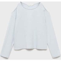 Langärmliges T-Shirt mit Cut-Outs von Mango Kids