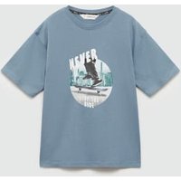 T-Shirt mit Skater-Print von Mango Kids
