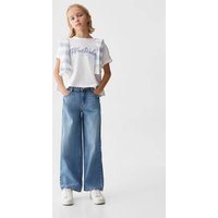 T-Shirt mit Textaufdruck von Mango Kids