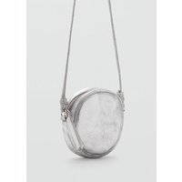 Ledertasche mit Metallic-Effekt von Mango Kids