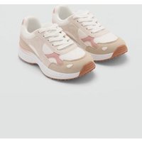 Geschnürte Kombi-Sneakers von Mango Kids