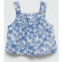 Top mit Palmenprint von Mango Kids