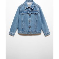 Jeansjacke mit Rüschen von Mango Kids