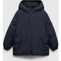 Wasserabweisende Kapuzensteppjacke von Mango Kids